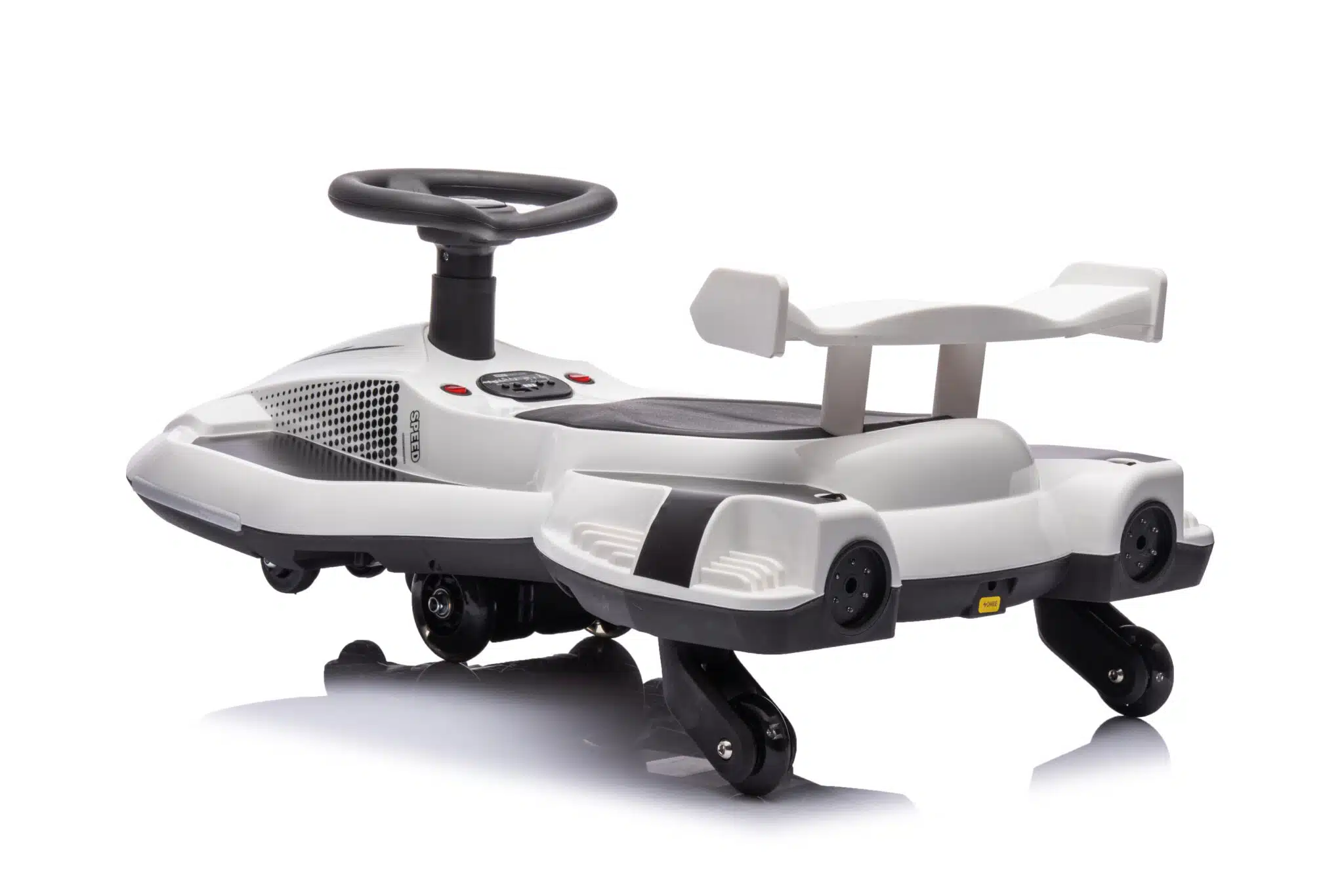 ELEKTRISK RIDE-ON CAR - med vandbaseret røg-effekt, der giver legen et ekstra visuelt element - Billede 5