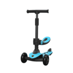 Lamborghini børneløbehjul – 3 PU-hjul med LED-lys og sæde