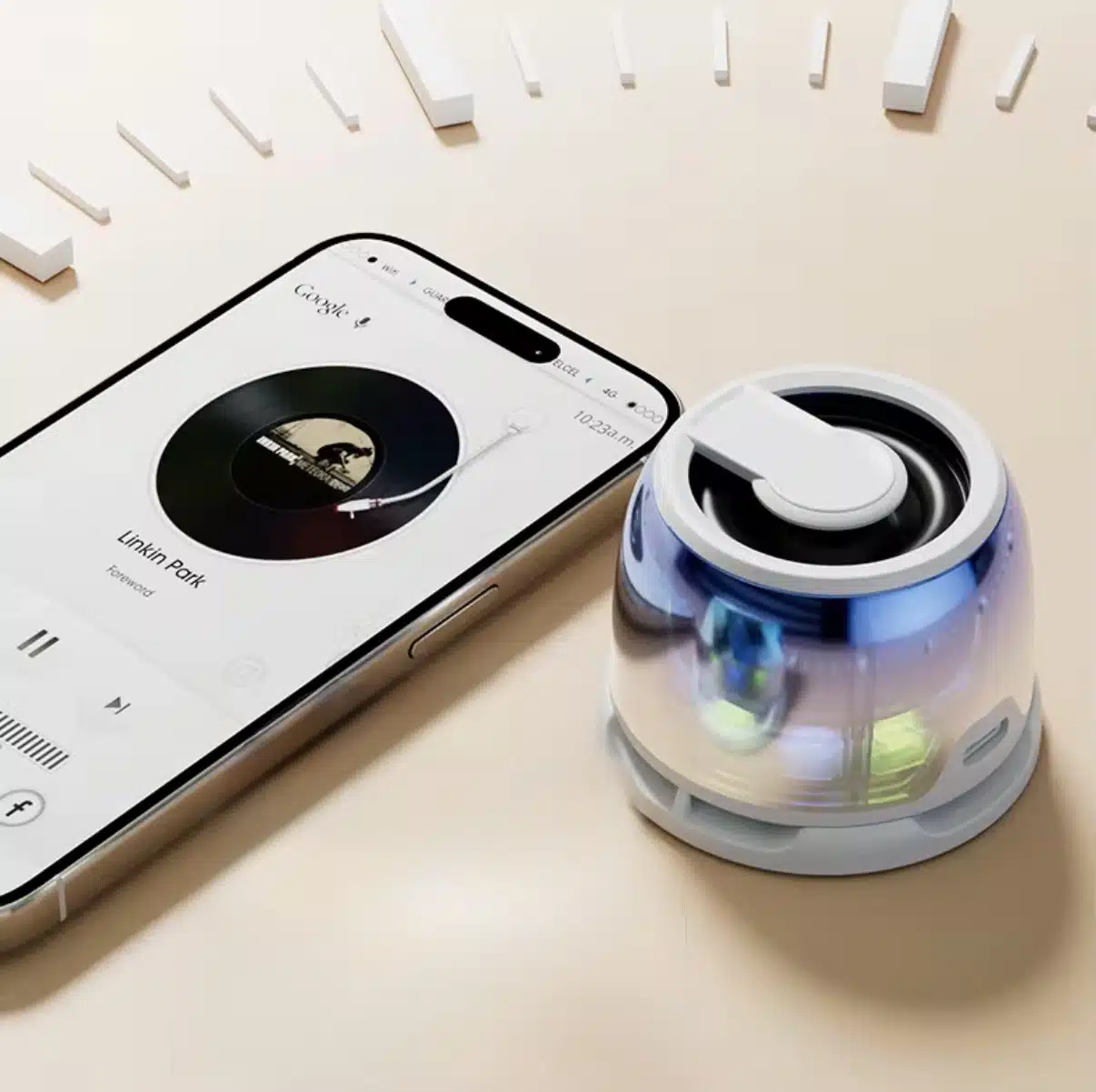MINI MAGNETISK HØJTTALER - Kompakt Bluetooth højttaler vandtæt - Billede 2