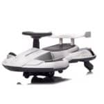 ELEKTRISK RIDE-ON CAR - med vandbaseret røg-effekt, der giver legen et ekstra visuelt element