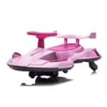 ELEKTRISK RIDE-ON CAR - med vandbaseret røg-effekt, der giver legen et ekstra visuelt element