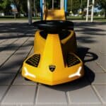 Lamborghini sving bil til børn – Musik, LED-lys & stilrent design